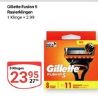 Aktuelles Fusion 5 Rasierklingen Angebot bei GLOBUS in Erlangen ab 23,95 €