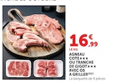Agneau côte - Super U à Besançon Agneau côte en promo chez Super U Besançon à 16,99 €