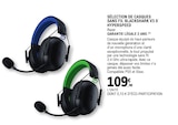 Sélection de casques sans fil Blackshark V3 X Hyperspeed - Razer en promo chez E.Leclerc Cherbourg-Octeville à 109,90 €