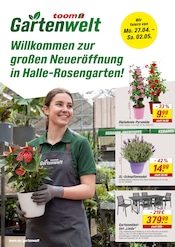 Aktueller toom Baumarkt Prospekt mit Blumen, "Respekt, wer's selber macht.", Seite 1