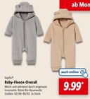 Aktuelles Baby-Fleece-Overall Angebot bei Lidl in Kiel ab 9,99 €