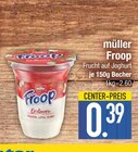 Aktuelles Froop Frucht auf Joghurt Angebot bei EDEKA in Ingolstadt ab 0,39 €