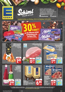 Aktueller EDEKA Prospekt "Wir lieben Lebensmittel!" Seite 1 von 28 Seiten für Hirschau