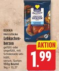 Lebkuchenherzen im Angebot bei WEZ in Löhne Lebkuchenherzen Angebote von EDEKA Herzstücke bei WEZ Löhne für 1,99 €