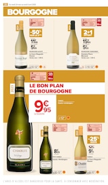 Promos Bourgogne Chardonnay dans le catalogue "LE GOÛT DES BONS PLANS" de Carrefour à la page 22