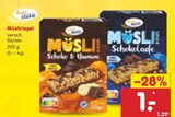 Aktuelles Müsliriegel Angebot bei Netto Marken-Discount in Saarbrücken ab 1,00 €