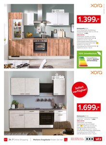 Küchenmöbel im XXXLutz Möbelhäuser Prospekt "Küchenblöcke zum schärfsten Preis" mit 12 Seiten (Hamm)