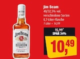 Bourbon Whiskey Angebote von Jim Beam bei Markant Kiel für 10,49 €