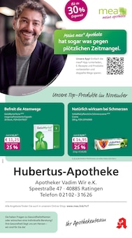 mea - meine apotheke Prospekt der KW 45 "Unsere November-Angebote" Aktueller mea - meine apotheke Prospekt "Unsere November-Angebote" Seite 1 von 4 Seiten