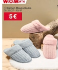 Damen Hausschuhe  im aktuellen Woolworth Prospekt für 5,00 €