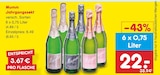 Jahrgangssekt im Angebot bei Netto Marken-Discount in Rastatt Jahrgangssekt Angebote von Mumm bei Netto Marken-Discount Rastatt für 22,00 €