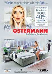 Ostermann Prospekt "WOohnen schreiben wir mit Ooh …" für Moers, 18 Seiten, 28.01.2023 - 17.02.2023 Ostermann Prospekt "WOohnen schreiben wir mit Ooh …" für Moers, 18 Seiten, 28.01.2023 - 17.02.2023