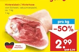 Aktuelle Schweinefleisch Angebote bei Netto Marken-Discount in Remscheid Aktuelles Hintereisbein / Hinterhaxe Angebot bei Netto Marken-Discount in Remscheid ab 2,99 €