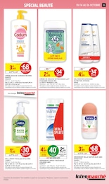 Prix et réduction Dove dans le prospectus Intermarché en cours Offre Dove dans le catalogue Intermarché du moment à la page 25