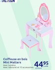 Coiffeuse en bois - Mini Matters dans le catalogue Action