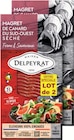 Magrets de canard du sud ouest tranchés et séchés x2 - DELPEYRAT - Intermarché Super à Pantin Magrets de canard du sud ouest tranchés et séchés x2 - DELPEYRAT en promo chez Intermarché Super Pantin à 5,20 €