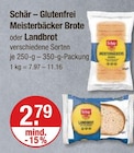 Glutenfrei Meisterbäcker Brote von Schär für 2,79 € bei V-Markt im Angebot Glutenfrei Meisterbäcker Brote von Schär im aktuellen V-Markt Prospekt