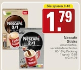 Sticks Angebote von Nescafe bei WEZ Bad Oeynhausen für 1,79 €