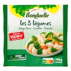 Les 3 Légumes Précuit Vapeur Surgelés Bonduelle en promo chez Auchan Hypermarché Le Cannet à 2,69 €