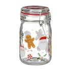 B&M Vendin-le-Vieil - Promo Pot en verre motifs noel Promo Pot en verre motifs noel à 1,38 € dans le catalogue B&M à Vendin-le-Vieil
