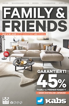 Sofa im Kabs Prospekt "Family & Friends!" mit 46 Seiten (Leipzig)