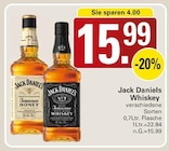 Whiskey Angebote von Jack Daniels bei WEZ Löhne für 15,99 €