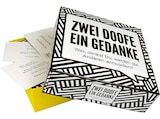 Zwei Doofe ein Gedanke Kartenspiel Schwarz/Weiß bei MediaMarkt Saturn im Prospekt "" für 17,99 €