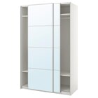 Kleiderschrank weiß/Spiegelglas 150x66x236 cm von PAX / AULI im aktuellen IKEA Prospekt