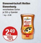 Bienenhonig im Angebot bei V-Markt in Regensburg Bienenhonig Angebote von Bienenwirtschaft Meißen bei V-Markt Regensburg für 2,49 €