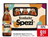 Spezi Angebote von Krombacher bei Marktkauf Aalen für 9,99 €