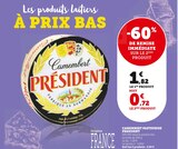 Camembert à Super U dans Sorigny