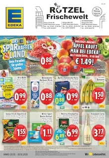 EDEKA Prospekt der Woche "Aktuelle Angebote" Seite 1, 20.10.2025 bis 25.10.2025 für Remscheid Aktueller EDEKA Prospekt "Aktuelle Angebote" Seite 1 von 24 Seiten für Remscheid
