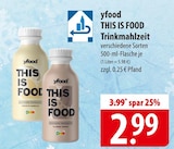 yfood THIS IS FOOD Trinkmahlzeit bei famila Nordost im Winsen Prospekt für 2,99 €