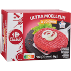 Steaks hachés à l'oignon surgelés - CARREFOUR CLASSIC' à 6,16 € dans le catalogue Carrefour Market