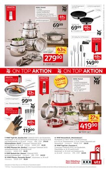 Pfanne im XXXLutz Möbelhäuser Prospekt "WMF ON TOP AKTION" mit 12 Seiten (Potsdam)
