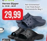 Aktuelles Herren-Slipper Angebot bei Kaufhaus Stolz in Lübeck ab 29,99 €