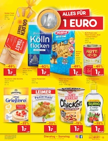 Mehl im aktuellen Netto Marken-Discount Prospekt (Bielefeld) Mehl im Netto Marken-Discount Prospekt "Aktuelle Angebote" mit 58 Seiten (Bielefeld)