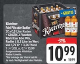 Edel Pils oder Radler im Angebot bei EDEKA in Crimmitschau Edel Pils oder Radler Angebote von Köstritzer bei EDEKA Crimmitschau für 10,99 €