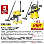 Nass-/Trockensauger WD 3 S V-17/4/20 Angebote von Kärcher bei toom Baumarkt Chemnitz für 89,99 €
