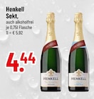 Sekt Angebote von Henkell bei Trinkgut Augsburg für 4,44 €