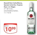 Aktuelles Rum Carta Blanca Angebot bei GLOBUS in Koblenz ab 10,99 €