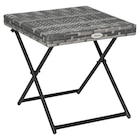 Outsunny Beistelltisch grau Edelstahl B/H/L: ca. 40x40x40 cm für 32,99 € bei POCO im Angebot Outsunny Beistelltisch grau Edelstahl B/H/L: ca. 40x40x40 cm im aktuellen POCO Prospekt