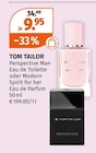 Perspective Man  oder Modern Spirit for her Angebote von TOM TAILOR bei Müller Dreieich für 9,95 €