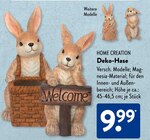 Deko-Hase von HOME CREATION im aktuellen ALDI SÜD Prospekt für 9,99 €