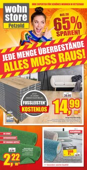 Aktueller wohnstore Petzold Prospekt (Großräschen, 10 Seiten zum blättern wohnstore Petzold Prospekt IHRE EXPERTEN FÜR SCHÖNES WOHNEN! mit 10 Seiten