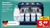 Mineralwasser von Gerolsteiner im aktuellen Netto Marken-Discount Prospekt