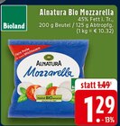 Aktuelles Bio Mozzarella Angebot bei EDEKA in Duisburg ab 1,29 €