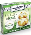 4 FEUILLETÉS AU FROMAGE BOURSIN AIL ET FINES HERBES SURGELÉS - LA COMPAGNIE ARTIQUE - Intermarché Hyper 4 FEUILLETÉS AU FROMAGE BOURSIN AIL ET FINES HERBES SURGELÉS - LA COMPAGNIE ARTIQUE à 3,28 € dans le catalogue Intermarché Hyper