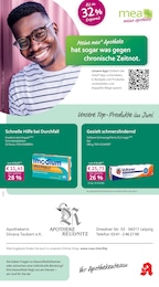 mea - meine apotheke Prospekt für Leipzig: "Unsere Juni-Angebote", 4 Seiten, 01.06.2026 - 30.06.2026