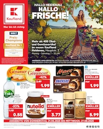 Supermarkt Prospekt von Kaufland in Dohna Aktueller Kaufland Supermarkt Prospekt für Dohna: Aktuelle Angebote mit 56} Seiten, 21.08.2025 - 27.08.2025